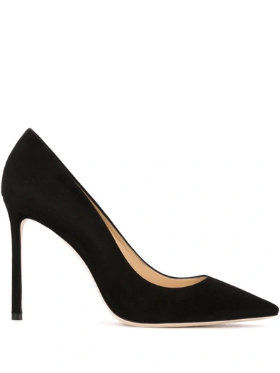 Jimmy Choo 100mm Romy Pumps In Black
