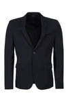 FENDI SINGLE-BREASTED VIRGIN WOOL JACKET,11601883