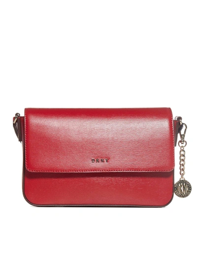 Dkny Shoulder Bag In Bright Red