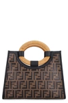 FENDI RUNWAY SMOOTH LEATHER TOTE BAG,11600403