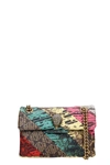 KURT GEIGER SHOULDER BAG IN MULTICOLOR LEATHER,11600264