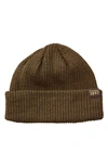 Filson Watch Cap Knitted Hat Otter In Otter Green