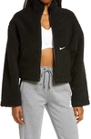 NIKE SWOOSH FAUX FUR JACKET,CU6639