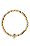 BAUBLEBAR PISA PAVÉ INITIAL BRACELET,33316