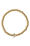 BAUBLEBAR BAUBLEBAR PISA PAVÉ INITIAL BRACELET,33316