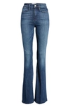 Frame Le High Flare Jeans In Blue