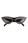 CELINE 56MM STUDDED CAT EYE SUNGLASSES,CL4019ISW5601A