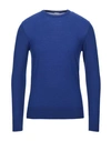 Aspesi Sweaters In Bright Blue