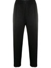 Issey Miyake Thicker Bottoms 2 Straight Trousers In Black