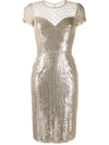 JENNY PACKHAM DELPHINE SEQUIN-EMBELLISHED DRESS