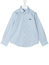 Hugo Boss Classic Buttoned Shirt In Blue
