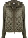 MONCLER DIAMOND-QUILTED MULTI-PANEL DESIGN JACKET