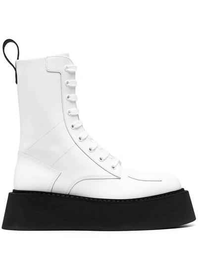 Gcds Chunky-soled Boots In White