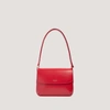 Giorgio Armani Logo Shoulder Bag In Red