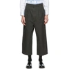 COMME DES GARÇONS HOMME DEUX GREY TWILL TROUSERS