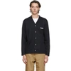 COMME DES GARÇONS HOMME DEUX COMME DES GARCONS HOMME NAVY LOGO CARDIGAN