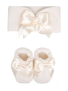La Perla Bow-detail Knitted Set In Neutrals
