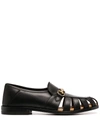 GUCCI CUT-OUT LOAFERS