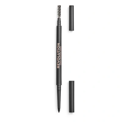 Revolution Beauty Precise Brow Pencil Dark Brown In Dark Brown