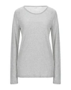 Majestic Basic Top In Light Grey