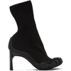 Balenciaga X Vibram High Toe Sock Bootie In Black