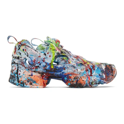 Vetements Multicolor Reebok Edition Instapump Fury Sneakers In Multi-colored
