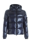 TATRAS LOGO PATCH QUILTED DOWN JACKET IN BLUE