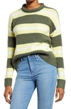 MADEWELL STRIPED FULTON PULLOVER SWEATER,MA756