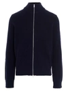 MAISON MARGIELA RIBBED CARDIGAN IN BLUE