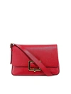 BALLY JANELLE SHOULDER BAG IN RED