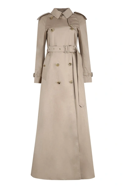 Burberry Extra Long Trench Coat In Beige