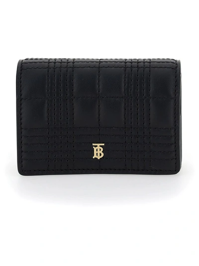 Burberry Chain Card Holder In Black