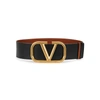 VALENTINO GARAVANI GARAVANI VLOGO REVERSIBLE LEATHER BELT,3449425