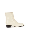 AEYDE AEYDE AMELIA 40 CREAM CROCODILE-EFFECT LEATHER ANKLE BOOTS,3276964