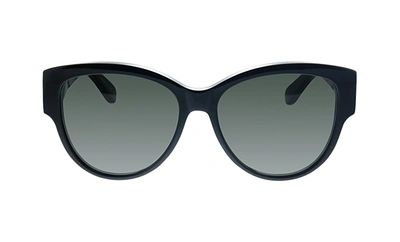 Saint Laurent Sl M3 002 Butterfly Sunglasses In Black