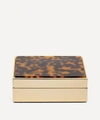 ADDISON ROSS FAUX TORTOISESHELL BOX,000716040