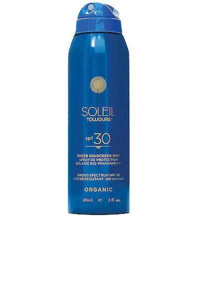 Soleil Toujours Travel Clean Conscious Antioxidant Sunscreen Mist Spf 30 In N,a