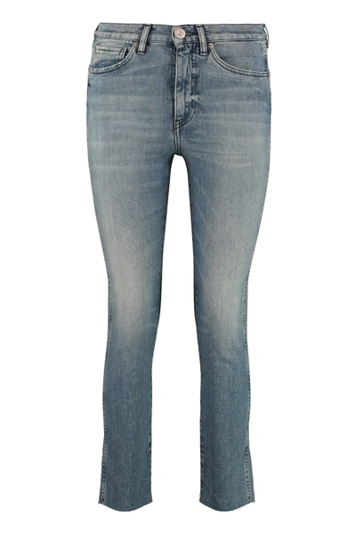 3x1 High-rise Straight Ankle Jeans In Denim