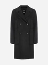 P.A.R.O.S.H LEAK WOOL DOUBLE-BREASTED COAT