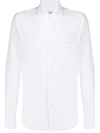 Aspesi Cutaway-collar Pocket Shirt In White