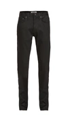 NAKED & FAMOUS BLACK CASHMERE WEIRD GUY DENIM JEANS
