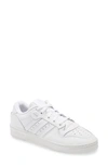 Adidas Originals Rivalry Low Leather Sneakers In White/ Ftwr White/ Core Black