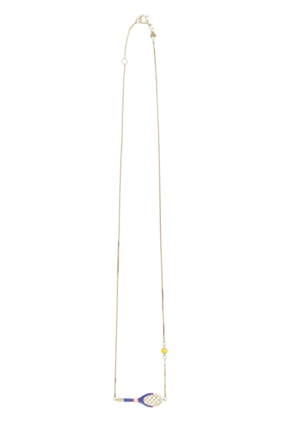 Aliita Tennis-pelota Charms Necklace In Gold