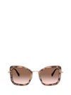 MIU MIU MU 55VS HAVANA PINK SUNGLASSES,11603293