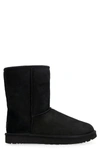 Ugg Black Suede Ankle Boots In Black