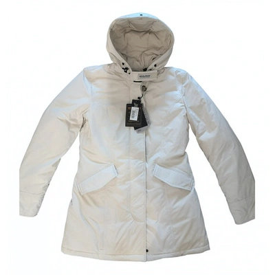 Pre-owned Woolrich White Coat