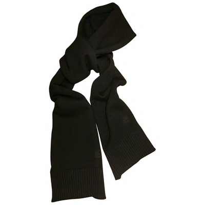 Pre-owned Totême Black Wool Scarf