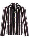 Thom Browne Button-up Jacket In Blue