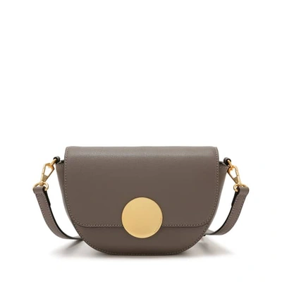 Oryany Lottie Saddle Crossbody - Warm Grey