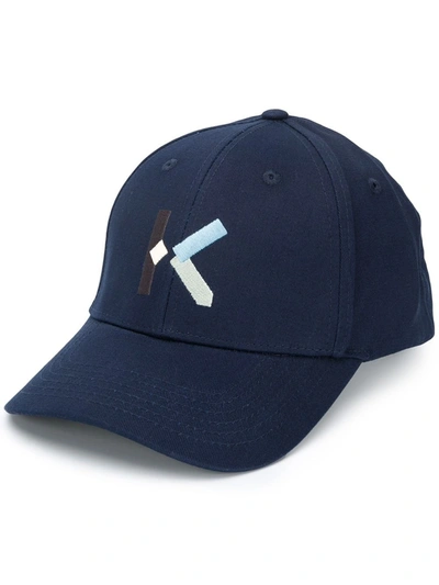 Kenzo Men's Blue Cotton Hat In Bleu Marine